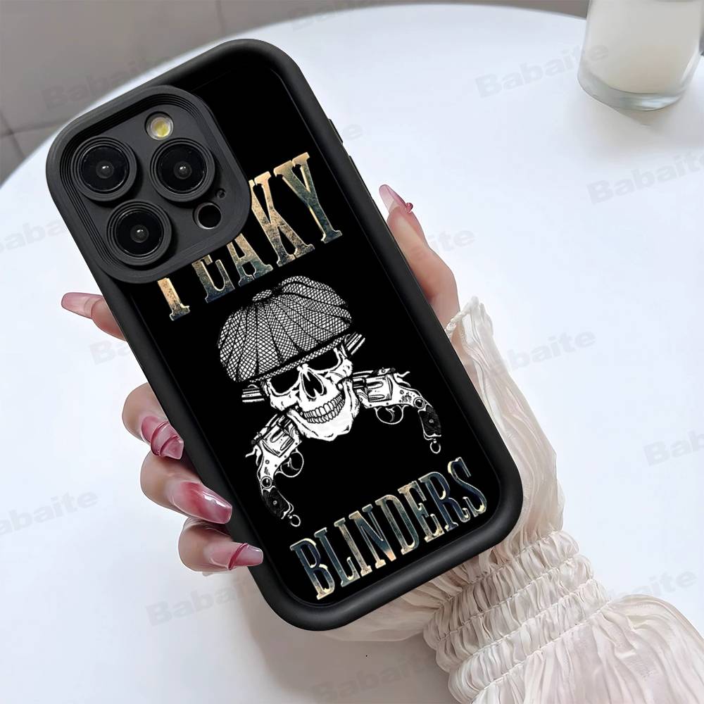 Чехол для телефона из фильма «Острые козырьки» P-Peaky-S Для iPhone 17 16 15 13 11 12 14 Pro Max Plus Силиконовая защитная крышка