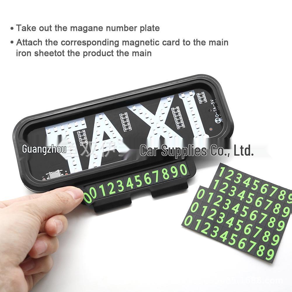 Светодиодный индикатор «Свободен» для такси с интерфейсом TYPE-C, 5-6 В