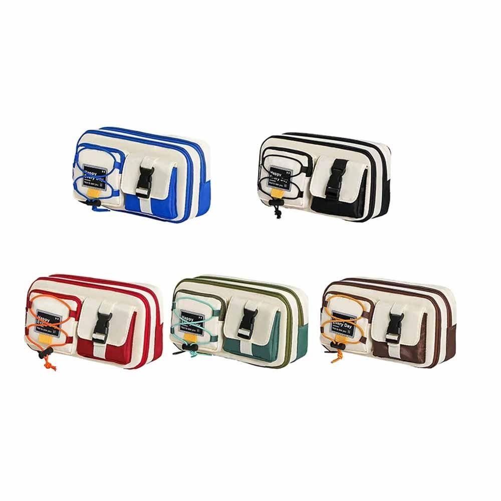 Dirt-resistant Pencil Pouch Large Capacity Pen Bag Student Stationery Bag Junior High School