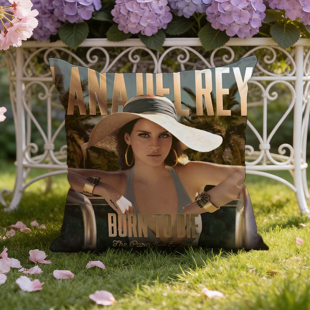 Чехол на подушку Lana Del Rey для дома и автомобиля, двухсторонний: Двусторонняя конструкция для максимального комфорта