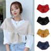 Soft Knitted Fake Collar Windproof Shawl Fashion Scarf  for T-shirt