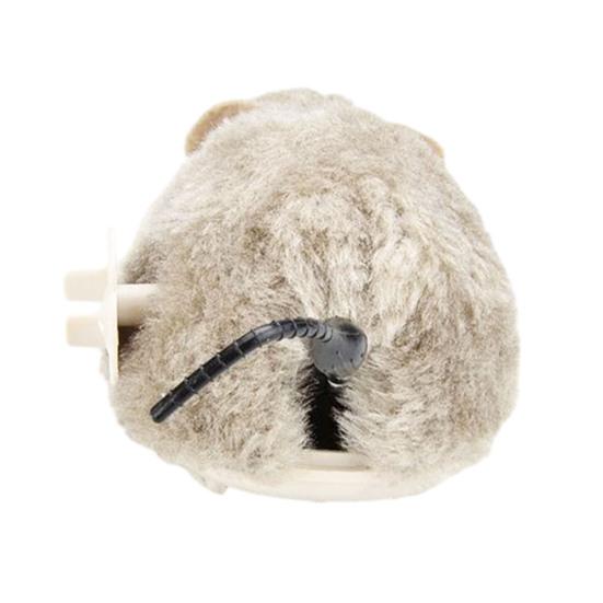 Cat Toy Realistic Mouse Shape Entertaining Toy Boredom Relief Interactive Clockwork Cat Plush Toy Pet Supplies