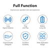 Проводной беспроводной Bluetooth сканер штрих-кодов 1D 2D считыватель штрих-кодов всенаправленное сканирование для супермаркета, логистики, продукта