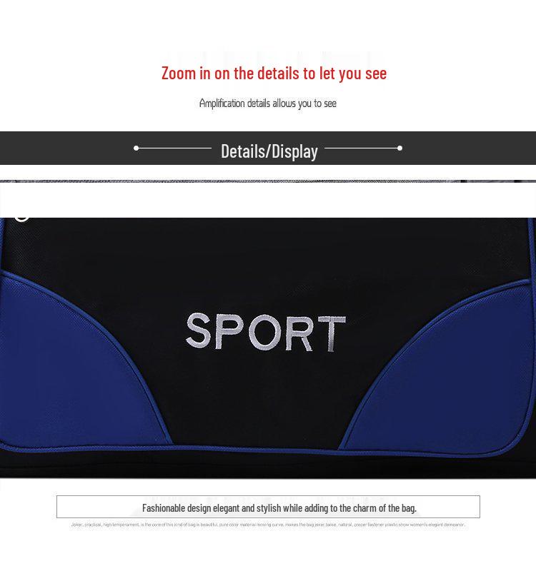 Универсальная складная дорожная сумка большой вместимости - Идеальна для деловых поездок, фитнеса и использования в больнице