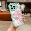 Macaron Soft TPU Phone Case for iPhone 11 12 13 14 15 Pro Max SE X Xs Max XR 6 6s 7 8 Plus Tecno Camon 19 20 Realme C35 Ae66 Butterfly Flower Cute