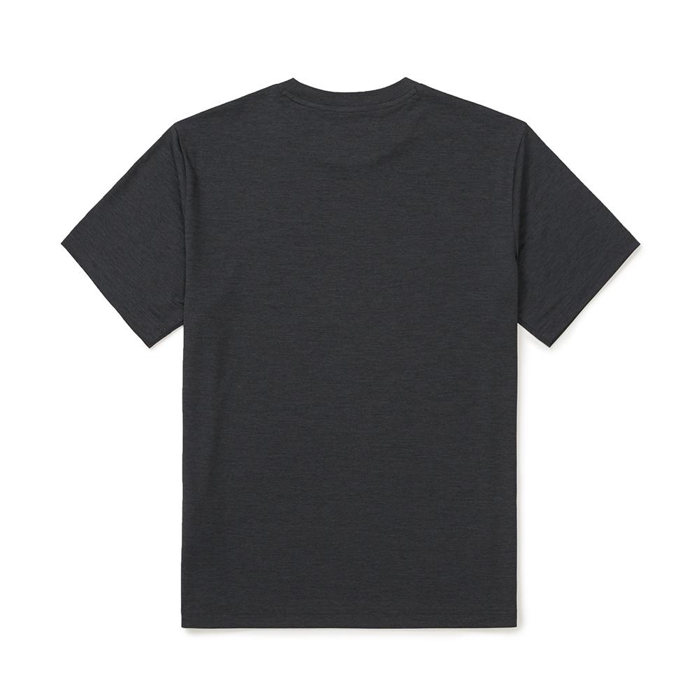 [Snowpeak] Delta Quick-dry Short-sleeve T-shirt Charcoal (S25MMTTS20)