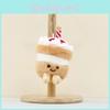 Cute Candle Cake Keychain Cartoon Girl Kids Backpack Decorative Pendant Doll