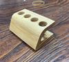 Heads Holder Accessories Wood Counter Organizer Rack for Countertop