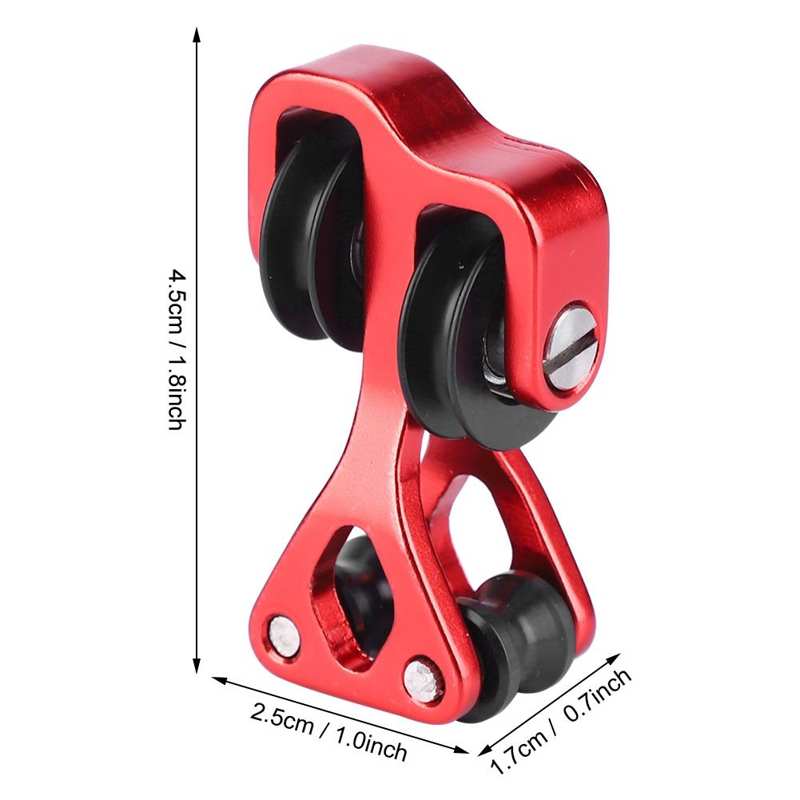 Aluminium Alloy Archery Compound Bow Cable Slide String Splitter Roller Glide 5