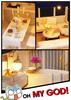 DIY Wooden Dollhouse Handmade Kit Set Miniature Collection Music Box Present Housewarming Gift with LED Light