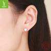 Серьги-гвоздики Meow Star Simple Cat для женщин из стерлингового серебра S925 с опалом, источник Sce538