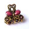 Accessories Retro Vintage Women Girls Jewelry Mini Butterfly Hair Clip Claw Resin Hairpins