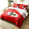 Brentford FC 3pc Duvet Cover Set Simple Modern Bedding Set Wrinkle Resistant Soft Fabric All Season Use a perfect gift