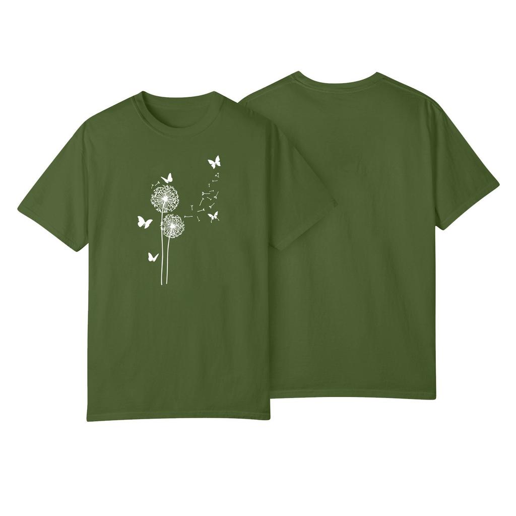 Женская модная повседневная летняя удобная блузка с круглым вырезом и коротким рукавом с принтом