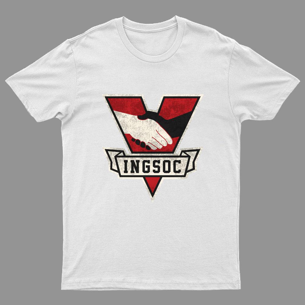 1984 George Orwell Ingsoc 100% Cotton Summer Casual Cool Loose T-Shirt