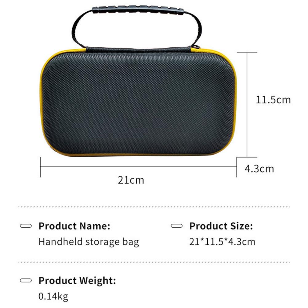 Hard Carrying Case Shockproof Hardshell Case EVA Anti Scratch with Mesh Pocket Anti-Drop for ANBERNIC RG ARC-D RG ARC-S