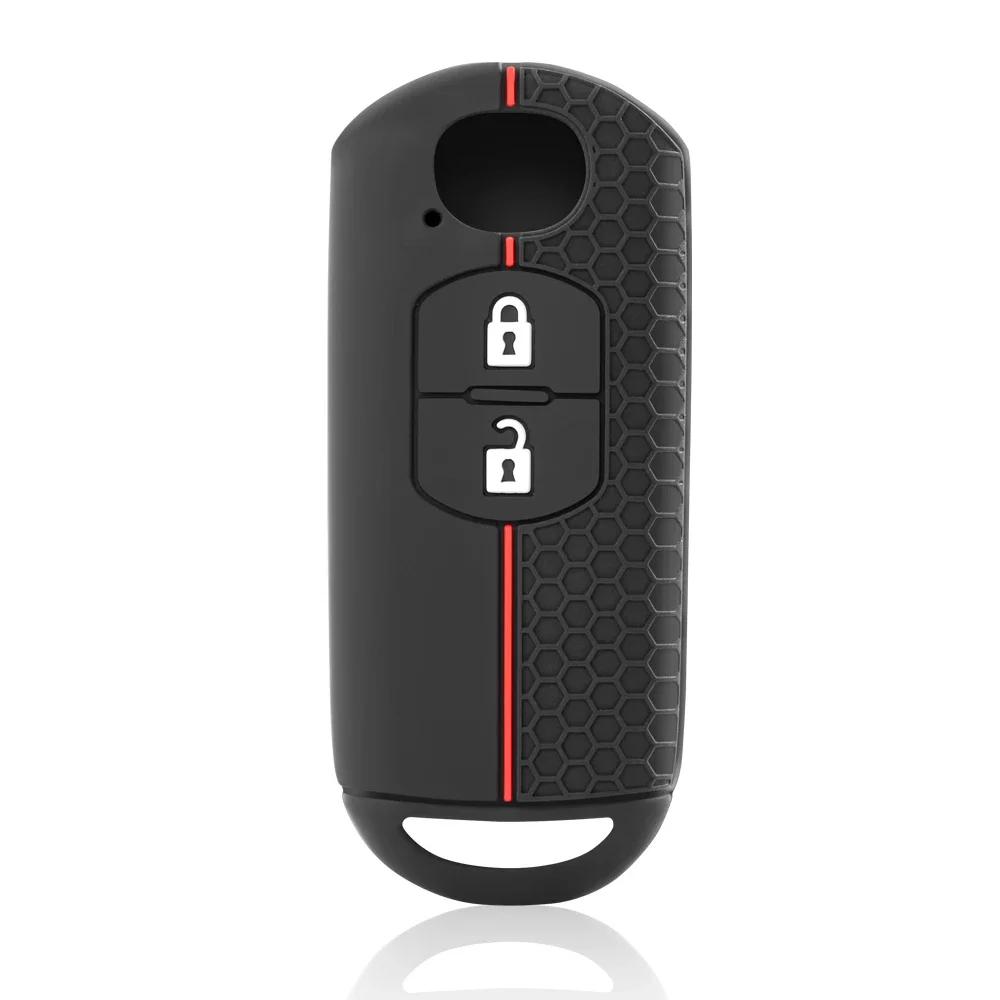 Silicone Remote Key Cover Case for MAZDA CX-5 CX-3 2 3 5 6 CX-7 CX-9 Demio Speed Miata MX5 Case 2 3 4 Button 2018 2019 2020 2021