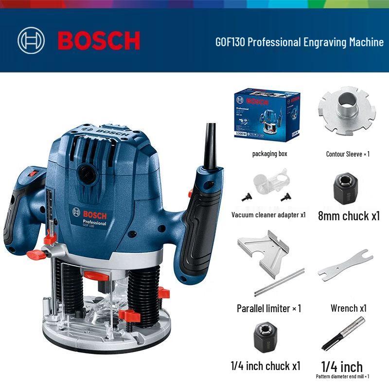 Bosch GOF130 Handheld Electric Wood Router CN plug (adapter included)