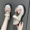 Модные милые кружевные туфли в стиле Лолиты с бантом, женские классические туфли Мэри Джейн с круглым носком, женские туфли в стиле колледжа на толстой подошве, туфли для косплея JK, туфли Y2K