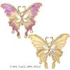 Baking Paint Backpack Decoration Zinc Zinc Alloy Butterfly Moth Pin Refreshing Wings Enamel Badge  Couples