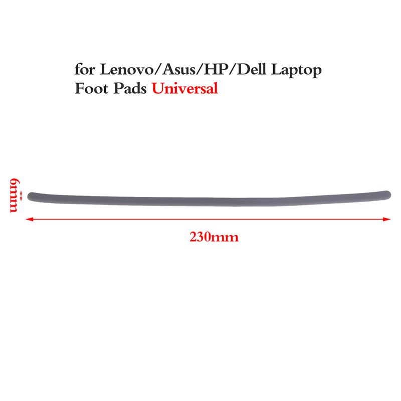 1 шт. Универсальные резиновые ножки для ноутбука для Lenovo/Asus/HP/Dell, противоскользящая накладка на нижнюю крышку, резиновая полоска для ноутбука 230 мм