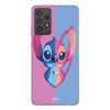 Case For Samsung Galaxy A73 Stitch and Angel Blue and Pink Maniacase