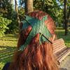 Carved Dragon Medieval Leather Dragon Hair Stick Gothic Fairy Tale Dragon Hair Pin  Birthday Gift