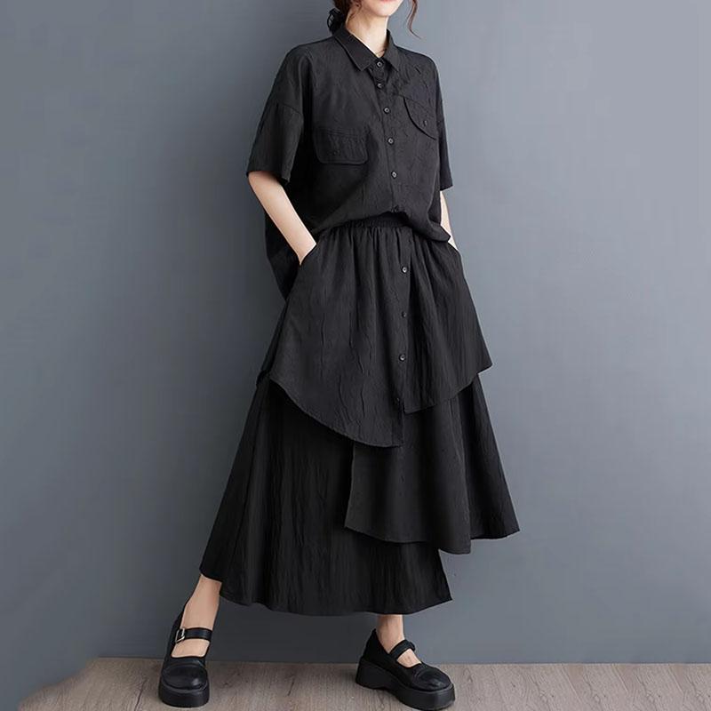 Xitao Однобортный комплект с нестандартными карманными пуговицами GYX1629