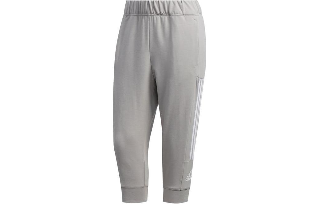 adidas Спортивные брюки женские серые средние FL2363