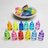 Colorful Mini Acrylic Milk Bottle Cartoon Ornaments - Cute Handmade DIY Decorative Accessories