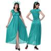 Statue Of Liberty Halloween Costume Children Adult Dress For Performances Stage