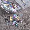 1 Box Nail Sequins Sufficient Quantity Non-Irritation Shiny Visual Effect Sparkling Light Reflective Attractive Mixed DIY Nail Glitters Star