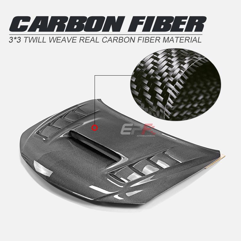 Капот из углеродного волокна в стиле VRS для 08-14 Subaru Impreza GRB/GVB STI