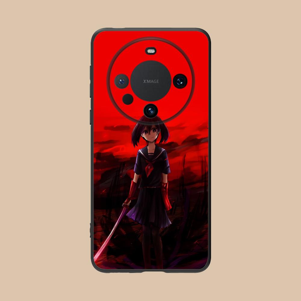 Матовый ТПУ чехол для мобильного телефона Akame Kurome для Huawei Mate 60 50 40 30 20 10 Pro Plus Lite E 5G Цветная печать