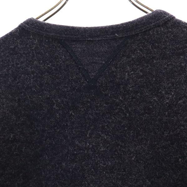 Yetiua сделано в Японии Тренировочная кофта с длинным рукавом S Серая Подкладка из флиса-свитшота Мужская Б/у