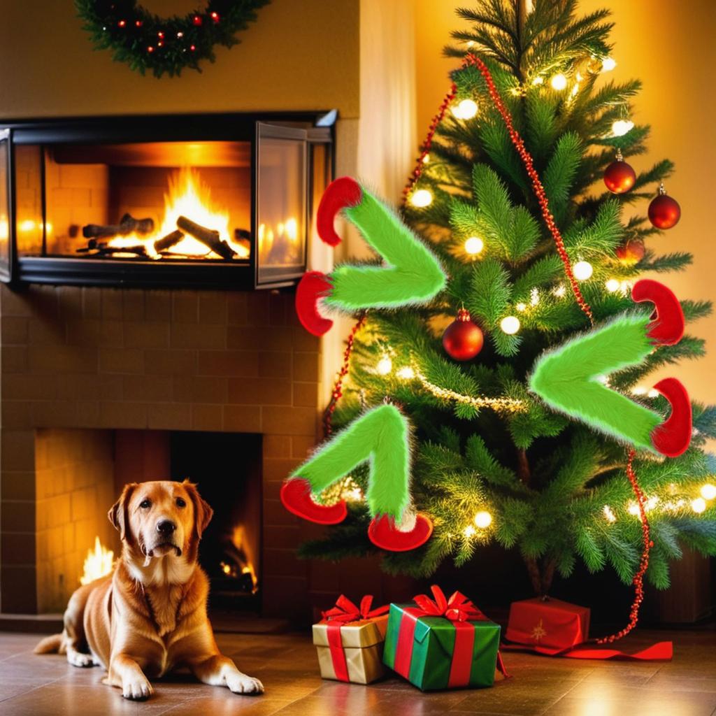 Елочные украшения из ножек рождественских эльфов, декор топперов на елку, рождественские искусственные украшения, ветки деревьев, плюшевые ножки для елочных украшений