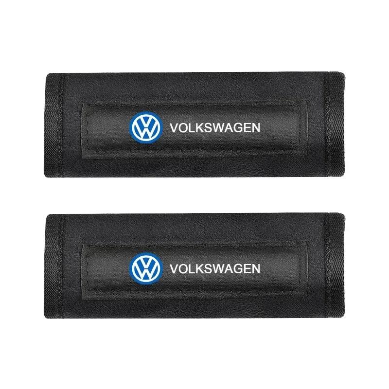1/2Pcs Car Roof Armrest Decoration Soft Suede Cover For VW Golf Tiguan Jetta Transporter Passat T5 Polo Touran Scirocco Arteon Re1 sdfh2