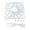 140mm PWM ARGB Fan Ultra Thin 15mm MFDB Dynamic Pressure Bearing PWM Temperature Control Support 5V