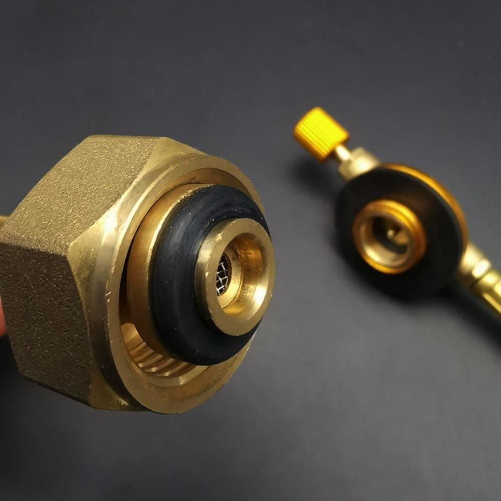 Russian Outdoor Camping Gas Stove Propane Refill Adapter Tank Coupler Adaptor Gas Charging Accessories