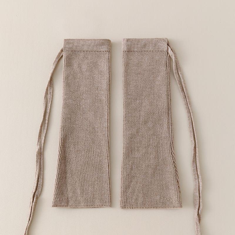 Японский стиль JK Носки-шнурки с ремешками, носки-гольфы, гетры, Утягивающие носки до колена, Осень-Зима, Микро-расклешенные гетры, Теплые вязаные, Свободная посадка