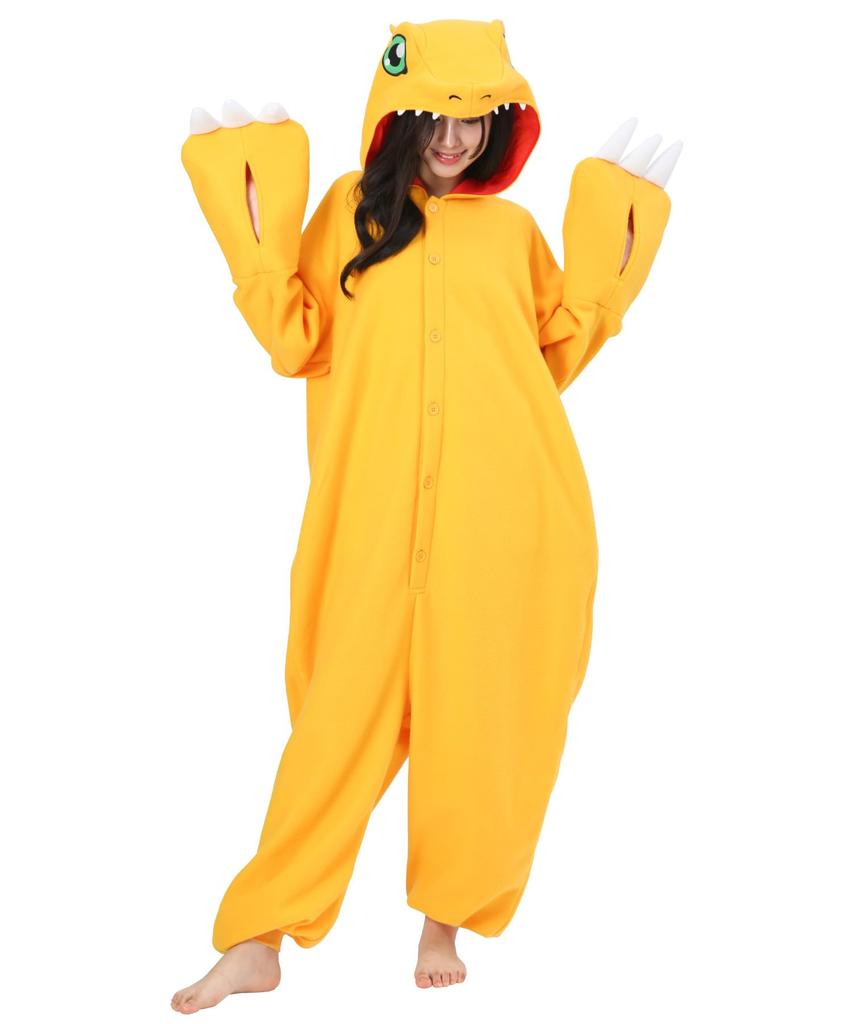 [SAZAC] Character Fleece Kigurumi Digital Monster Agumon
