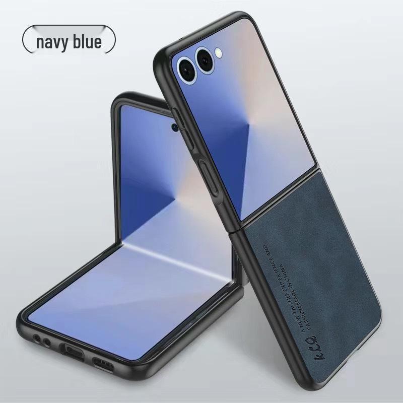 Совместимый чехол из овчины для Samsung Z Flip7: Роскошная, Полное покрытие, Защита от падений для складных экранов (также подходит для Z Flip6).