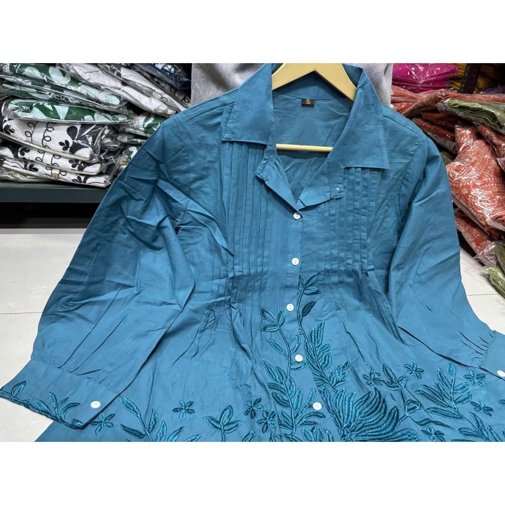 Женский этнический набор Kurta Pant для вечеринки Индийский дизайнерский топ Kurti Комплект с шнурком