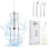 Professional Flossing Cordless Travel Electric 360 Rotating Nozzle Ipx7 1200mah Waterproof Oral Irrigator Water Dental Flosser