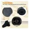 2Pieces Bread Maker Paddles Mixing Paddle Bread Maker Part Carbon Steel Texture Bread Machine Attachment for Bread
