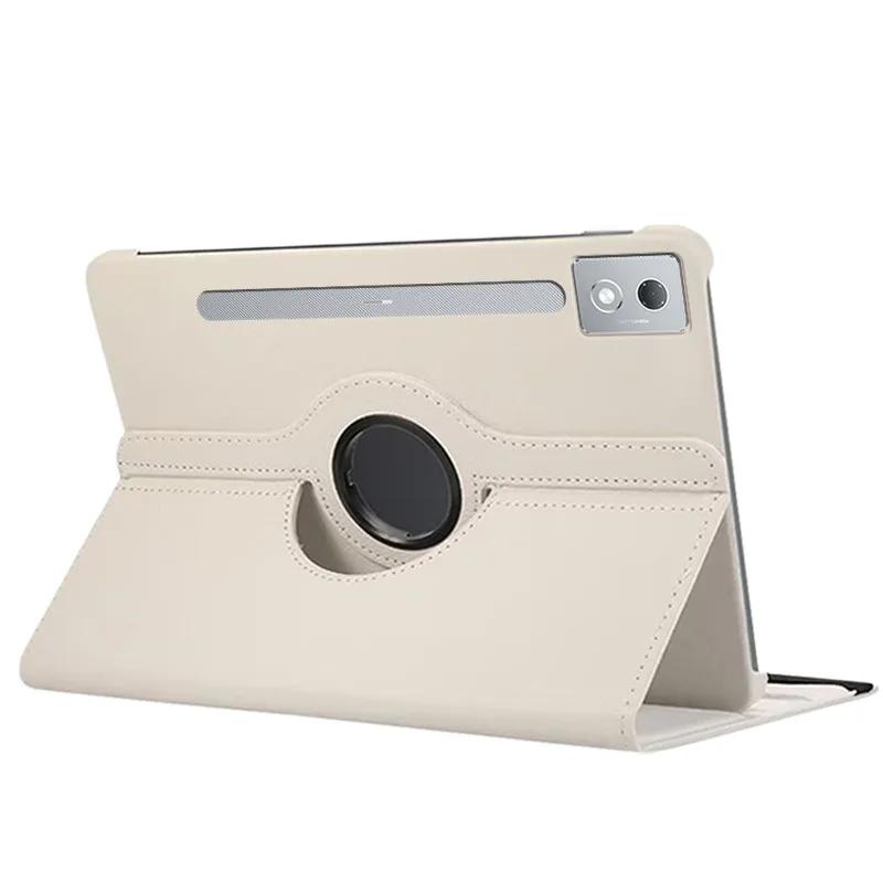 For Lenovo Xiaoxin Pad Pro 12.7 Inch 360 Degree Rotating Leather Case with Wake/Sleep TB373FU/TB375FC Funda