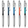 Pentel EnerGel Infree Gel Ink Ballpoint Clear 5 Colors Pen, 0.7mm, Barrel, BL77TL5AMZ,