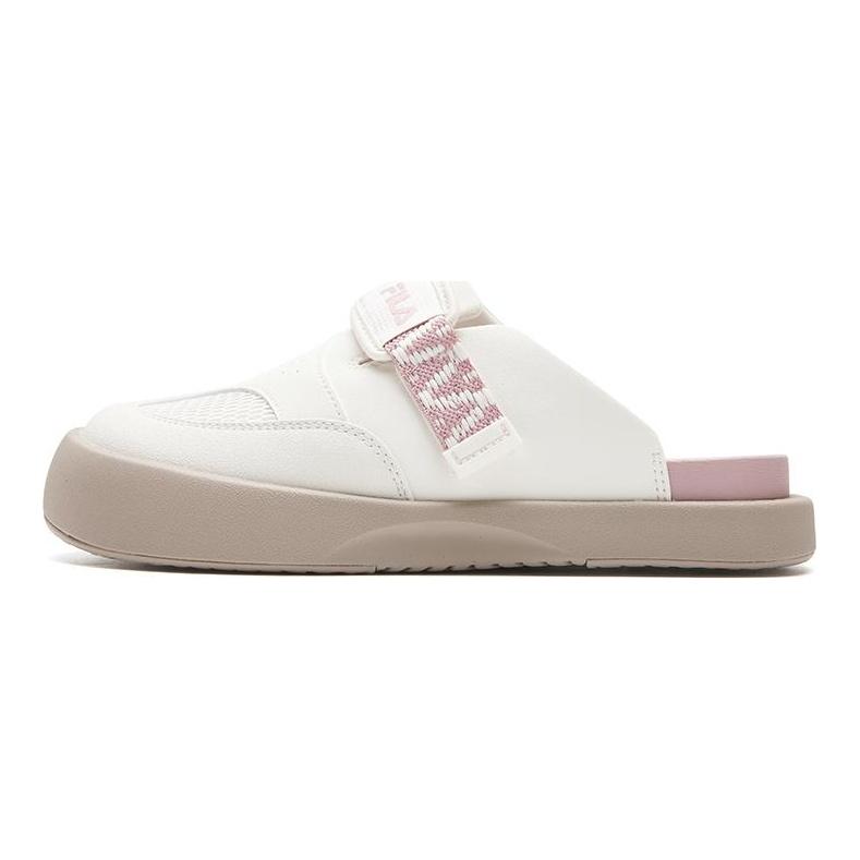 Fila Женские закрытые тапочки SMILA Молочно-белый/Сиреневый F12W621508FGZ