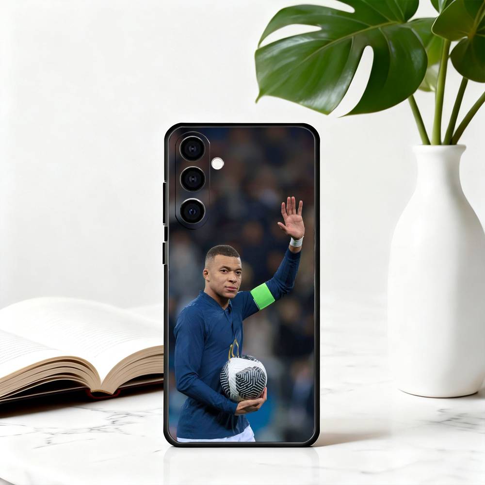SPORT K-Kylian M-Mbappe KM Phone Case For Samsung Galaxy A73,A72,A71,A70,A53,A52,A51,Soft Silicone Black Cover