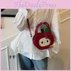 Adorable Red Sweet Design Mini Shoulder Bag For Kid Daily Use